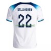 Maillot de Supporter Angleterre BELLINGHAM 22 Domicile Coupe du Monde 2022 Pour Homme